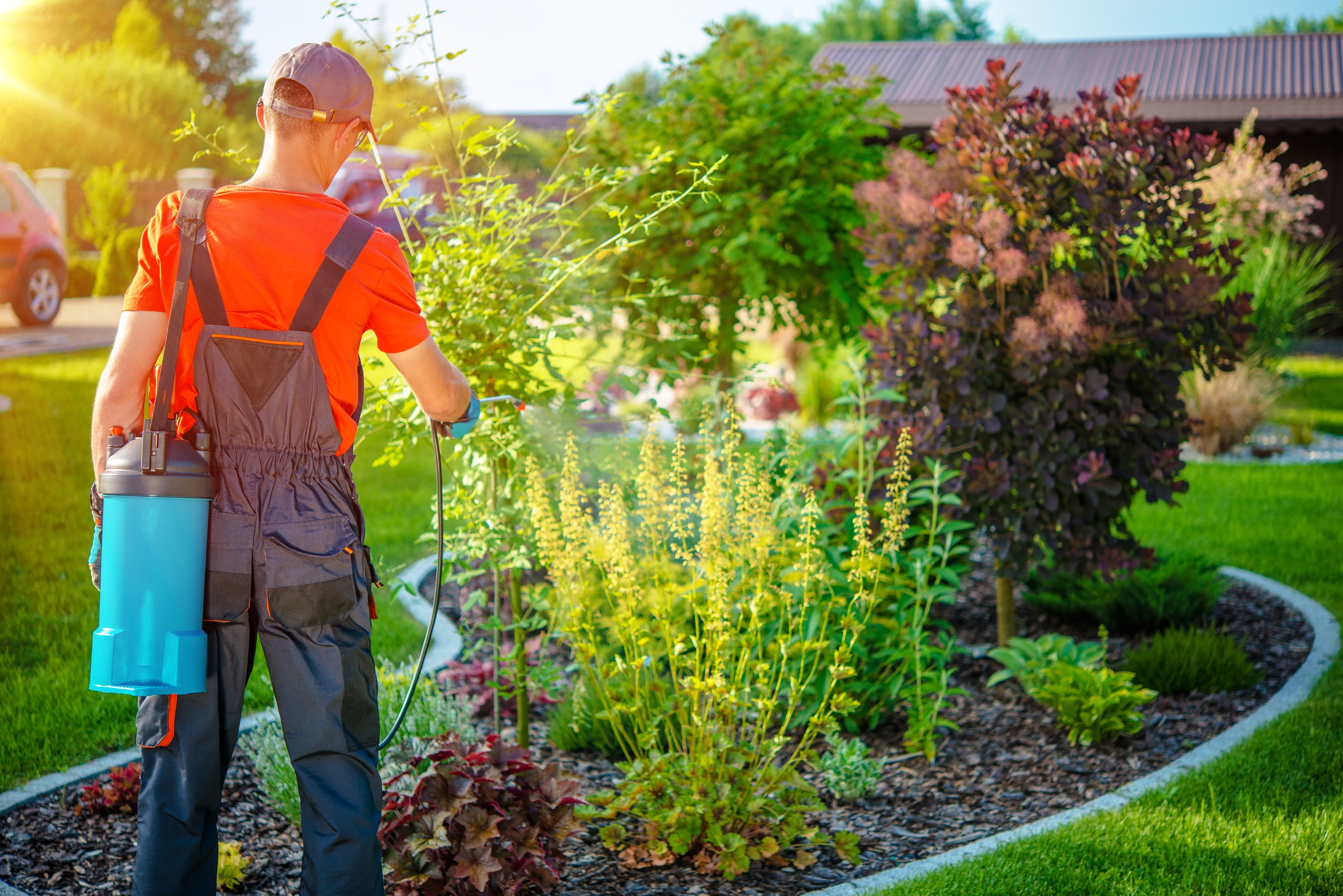 Garden work. Рабочий по озеленению и благоустройству. Садовник. Садовница в саду. Рабочий зеленого строительства.